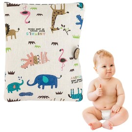 GGUFAY Windeltasche Organizer und Kosmetiktasche 2in1,Kleine Wickeltasche Organizer,für Unterwegs Mamas Windeln Creme Tücher Baby Organizer (Tier)