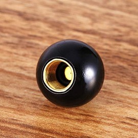 EVGATSAUTO 8 Tapones Antipolvo de Bola, Metal de 8 Mm de Diámetro Y Plástico, Tapa del Vástago de la Válvula de la Piscina, Tapa de la Tapa del Vástag
