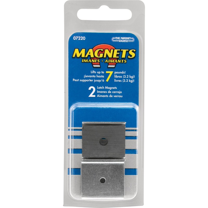 Master Magnetics Channel Latch Magnet - 7-Lb. Capacity, 2-Pc. Set,