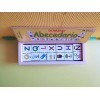 Domino Dominó Abecedario, Texto-imagen Madera, Educativo, Didáctico