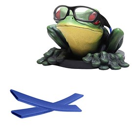 Acefrog Replacement Lenses/Ear Socks for Oakley Straight Jacket 2007 Sunglasses - Blue