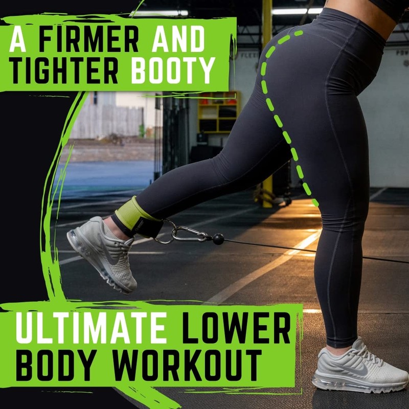 Gradient Fitness Ankle Straps (2 Pack) | Ankle Strap for