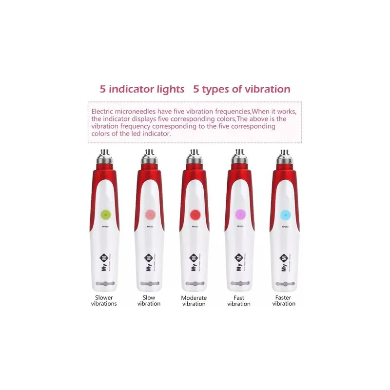 Derma Pen Micro Aguja Facial Bb Glow Poros Tip Spa