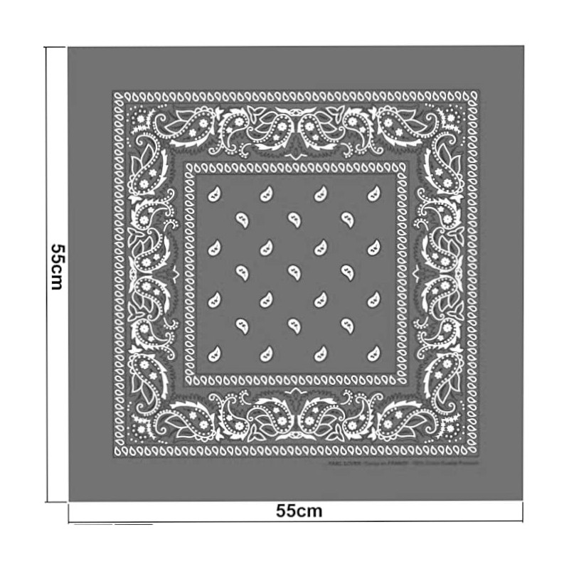 Van Der Rich ® 100% Cotton Bandanas with Paisley Pattern