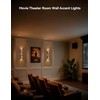 Tubicen Gold Wall Sconce Indoor Dimmable Mid Century Modern Up