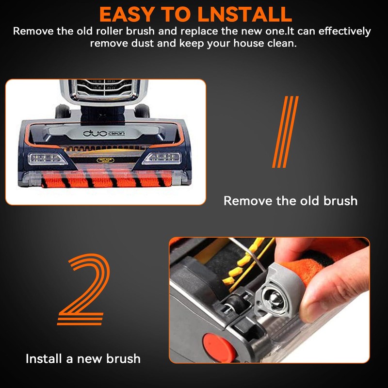 Main Roller Brush Filter Replacement Part for Shark NZ801UK,NZ801UKT, NZ801UKTSB,