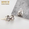 NCSEN 3 Pack Brushed Nickel Door Knobs Interior,Bath & Bed