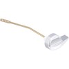 Hausen Modern Universal Left-Side Mount Brass and Plastic Toilet Lever,