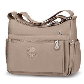 HUANLANG Crossbody Bag for Women Waterproof Lightweight Purses Nylon Crossbody Handbags Casual Multipocket Shoulder Bag