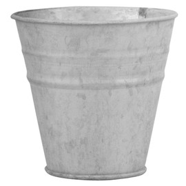Fallen Fruits 12 cm Old Zinc Flowerpot, OZ50, Grey