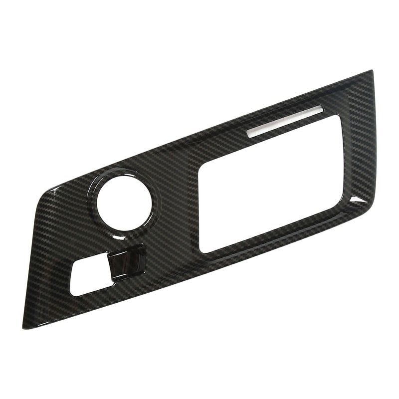 Car Gear Box Cover Trim Carbon Fiber Style Console Shifter