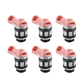 X AUTOHAUX 6 Pcs 16600-9S200 16600-1B000 Car Fuel Injector Nozzle for Nissan Quest Frontier Xterra 3.3L 2003-2004 for Infiniti QX4 3.3L 1997-2000