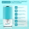 LADYPONYCSC Contact Lens Cleaner Machine, Portable Ultrasonic Soft & Colored