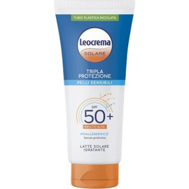 Leocrema Sonnenmilch für empfindliche Haut, feuchtigkeitsspendend 50+, 200 ml