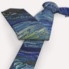 WILL BUDXEG The Starry Night Van Gogh Mens Novelty Necktie