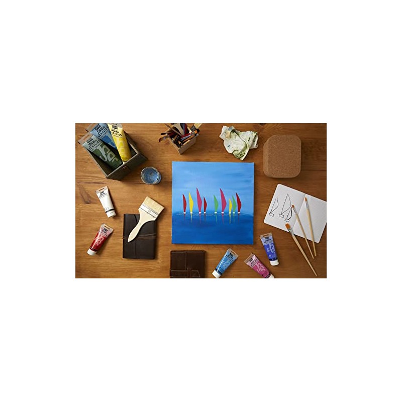 Pebeo 100 ml Studio Acrylic Paint, Buff Titanium