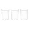 PATIKIL 150ml Measuring Cups, 3Pcs Polypropylene Beakers Graduated Measuring Pitcher