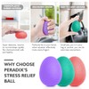 Peradix Hand Grip Strength Trainer, Stress Relief Ball for Adults