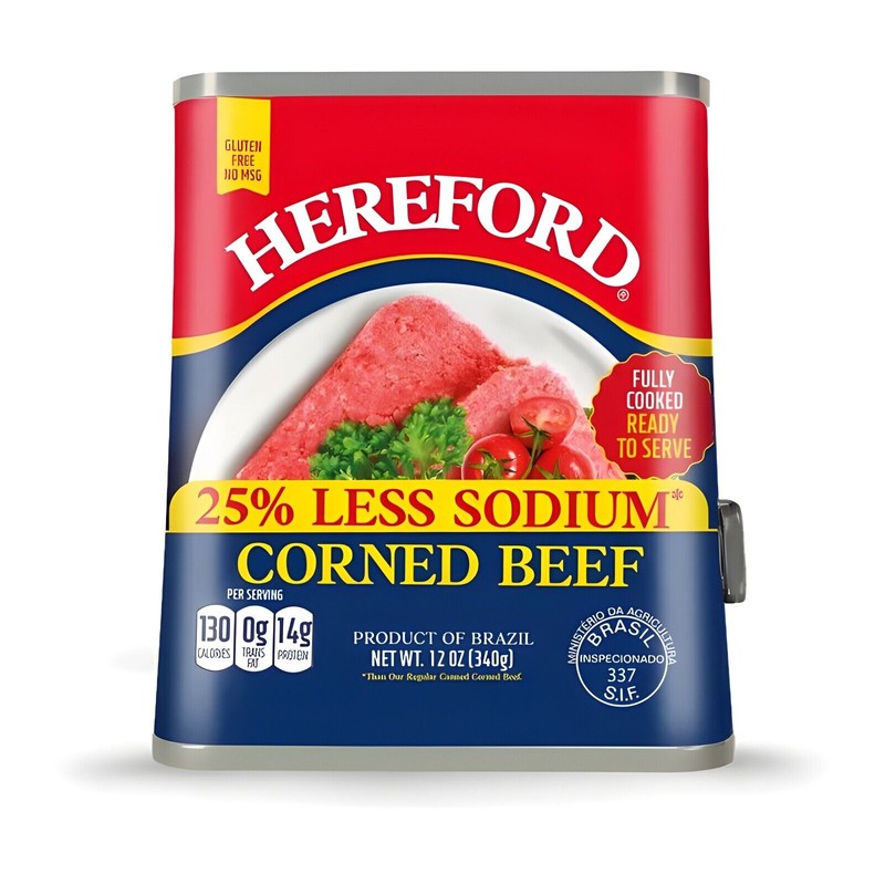 HereFord 25% Less Sodium Corned Beef 12 oz ( Pack