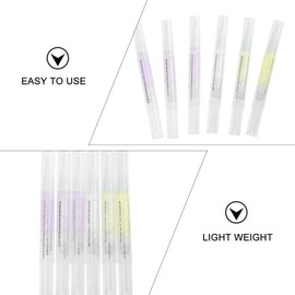 FRCOLOR Salon Nail Oil Pen Kit 6pcs Cuticle Pen for Nail Health Portable User-friendly Random Style