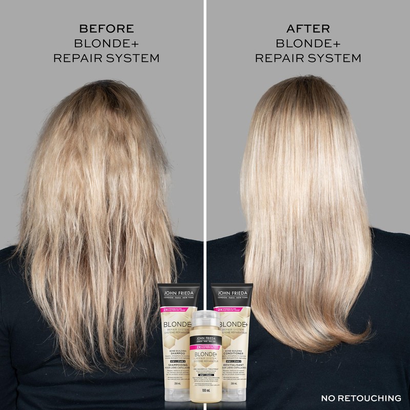 John Frieda Blonde+ Repair System, Pre-Shampoo Treatment | STEP 1 |