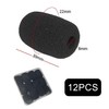 12 Pcs Headset Microphone Covers Foam, Microphone Foam Cover, Microphone