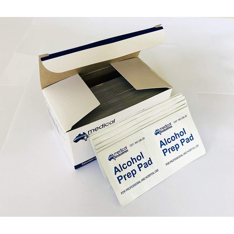Alcohol Swabs Prep Pads Wipe Cleanser Medical Swabs 100Pcs/box