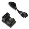 ATX 16Pin Male to 16pin Female 180 Degree Angled Adapter
