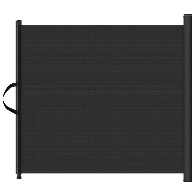 CHARMMA Retractable Pet Gate Black 40.4"x49.2",Baby & Pet Safety Gates-4004132