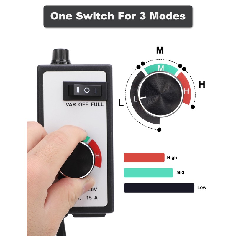 Fan Speed Controller, Variable Speed Switch Controller Adjuster Electric Motor