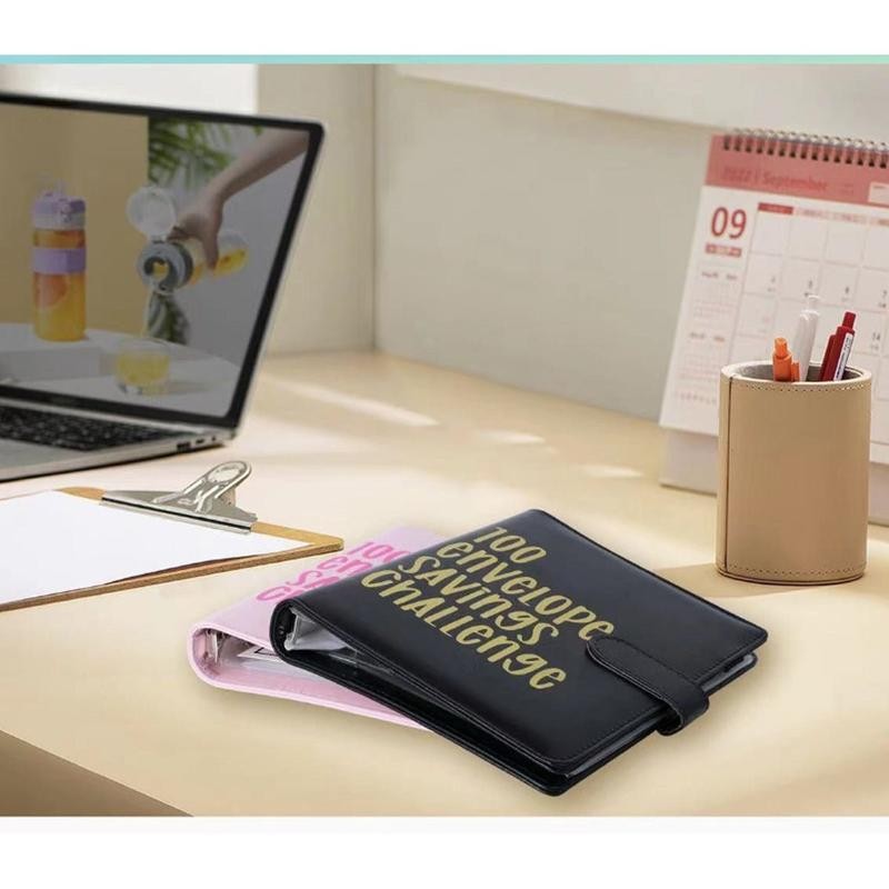 100 Envelope Saving Challenge Cash Budget Saving Challenge Book Binder