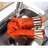RED LMLDETA Heat Resistant 550 Degree Oven mitt, Silicone Oven