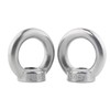 TIOMIOSEA Ring Nut M12, 304 Stainless Steel Threaded Eye Nut
