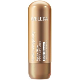 WELEDA Cell Longevity Hydra Glow Perfect Glow Drops - Face Care with [NAD+ ] Booster & Hyaluronic Acid for Radiant Complexion with Gentle Golden Finish (Natural Cosmetics, Vegan, 15 ml)