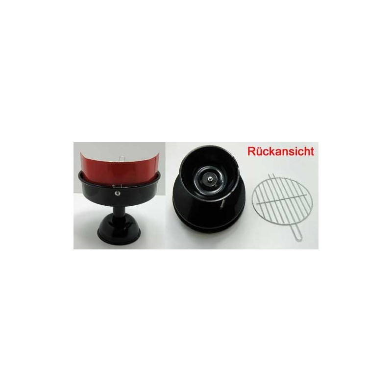 Ashtray Ashtray Metal Grill Design 11.5 cm Balcony Design Party