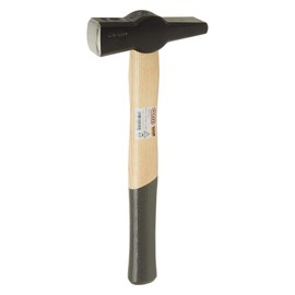 Picard Blacksmith Hammer 1000g - Swedish Pattern, Cross Peen Hammer, Forged Alloyed Steel Head, Chamfered Edges, Black Powder Coated, Dual Curved Ash Handle, 0000811-1000