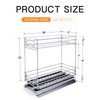 BBV Spice Rack Organizer, Double layer Seasoning Organizer for Cabinet