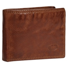 piké Genuine Leather Men's Wallet Brown 021848, brown