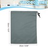 PATIKIL Waterproof Cloth Laundry Bag, 2 Pack 13"x10" Heavy Duty