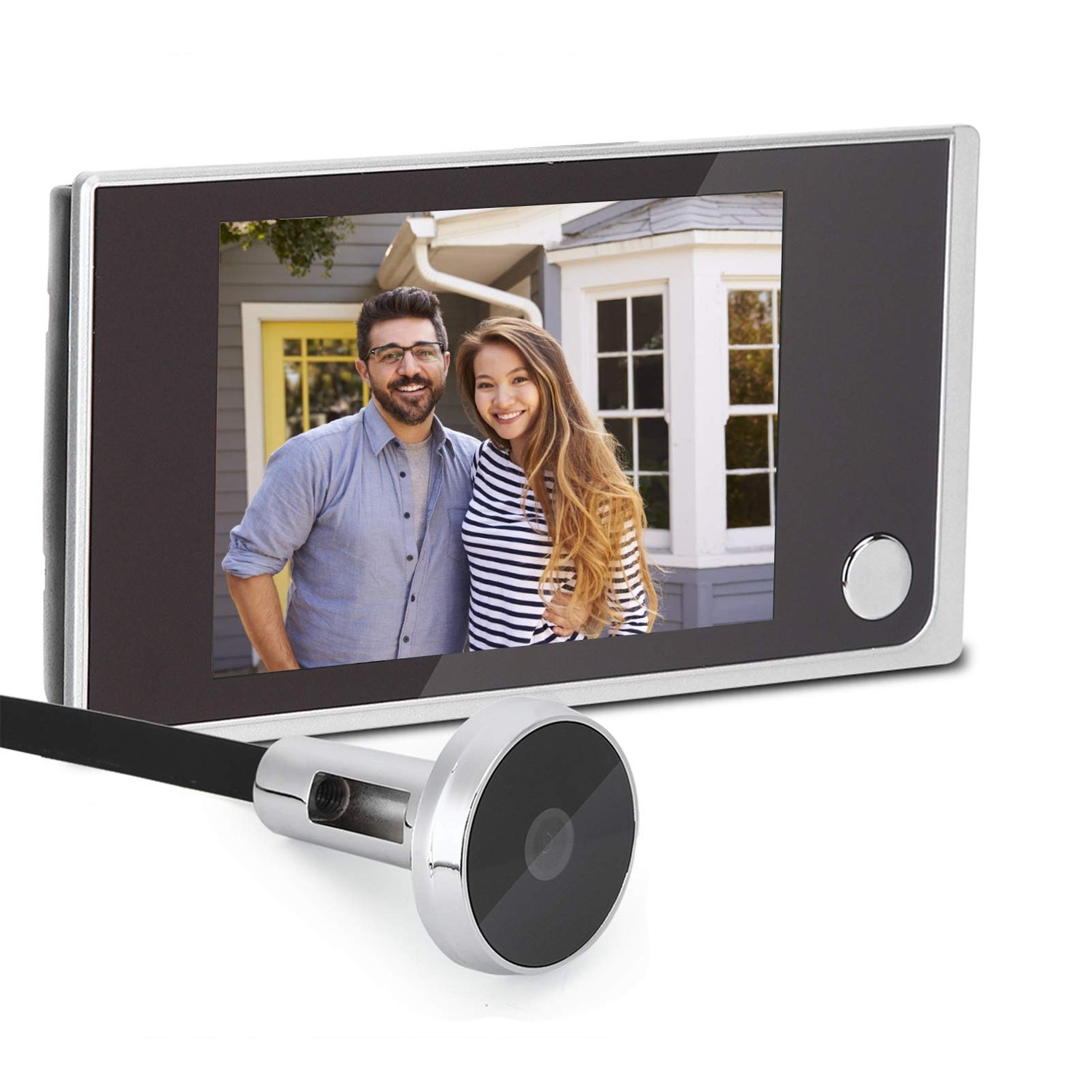 Cocoarm Door Viewer 3.5 Inch Digital LCD 120 Degree Peephole Viewer ...