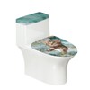 FUIALDOLG Cat Marble Toilet Lid Tank Covers Dustproof Sky Toilet
