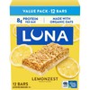 LUNA Bar - LemonZest Flavor - Gluten Free Snack Bars