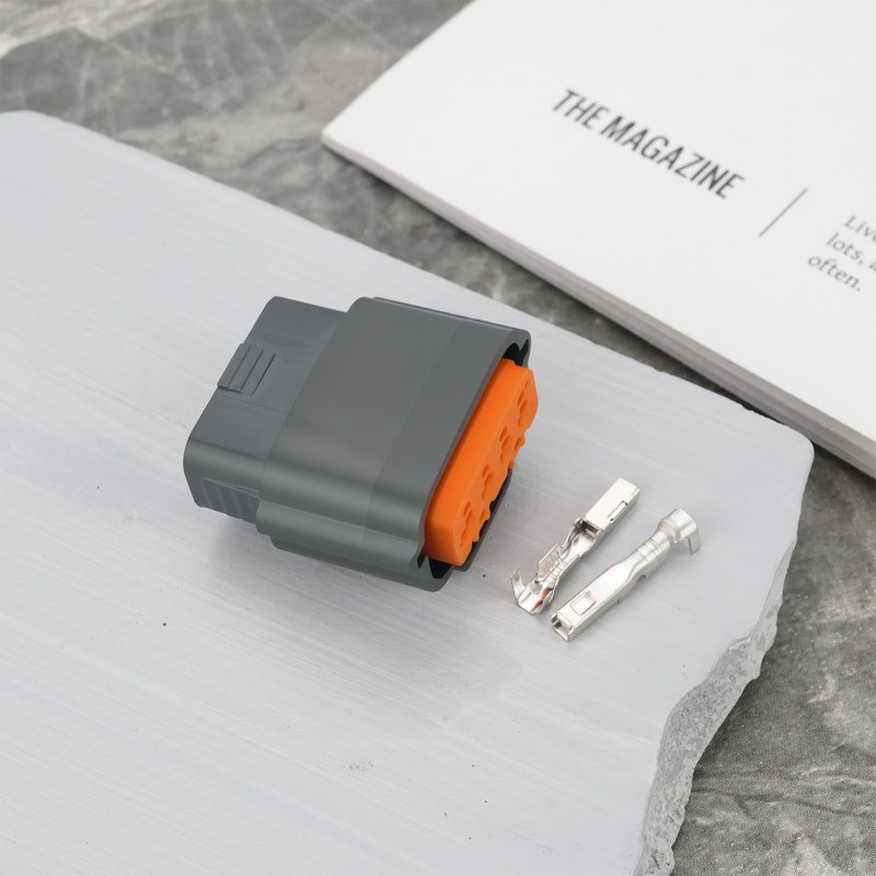 VGOL Pack of 2 4 Pin Engine Fuel Pump Connector