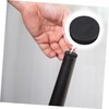 Gadpiparty 4pcs Black Plastic Round Leg Inserts for Furniture Chair