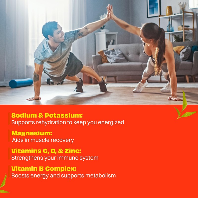 Hydration Replenisher Electrolyte Replacement Stick Packets| Essential Rapid Hydration &