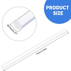 GHPKOTW Pack of 20 Hot Glue Sticks, 7 x 100 mm, Transparent Hot Glue Sticks, Hot Glue for Hot Glue Gun, Glue Sticks for DIY, Repairing, Decorating