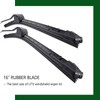 UNIGT 2 Set UTV Windshield Wiper Kit Hand Operated Manual