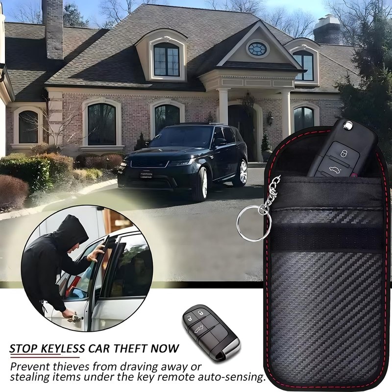 Faraday Pouch for Car Keys – 2 Pack Signal Blocking
