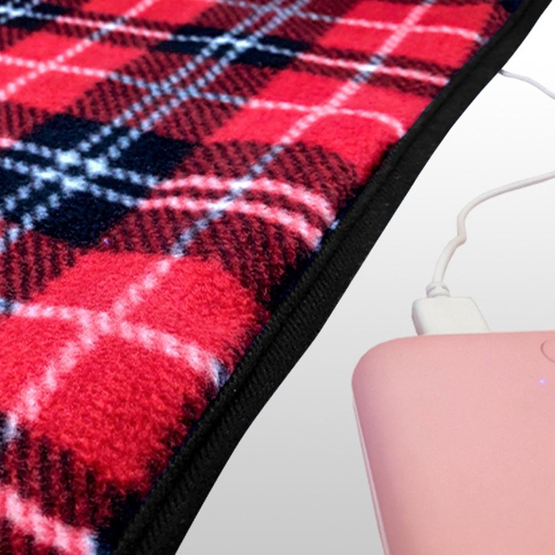 5V Electric Heated Blanket USB Heating Shawl Blanket Three Speed