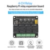 SEENGREAT 4 Channel Relay Modules DC3.3V/5V with Optocoupler for Raspberry
